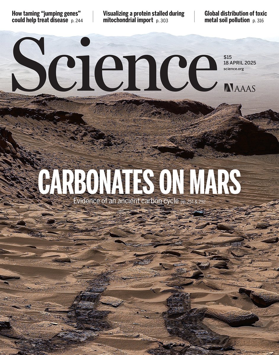 NASA’s Curiosity rover has uncovered a hidden chemical archive of ancient Mars’ atmosphere, which suggests that large amounts of carbon dioxide have been locked into the planet’s crust, according to a new Science study.

Learn more in this week's issue: scim.ag/3Et12Sp