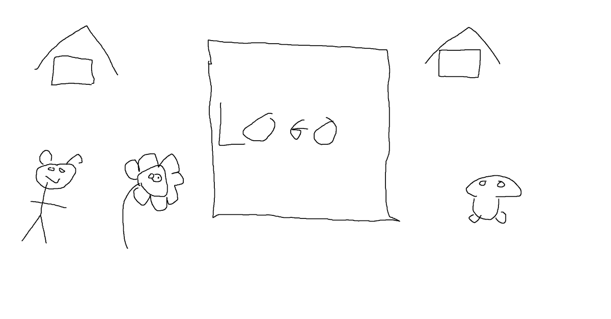 When the programmer is trying to tell the artist what he has in mind for new key art 😅
"No no, that's a rabbit", "No that's not a goomba, it's a raccoon"

#indiedev