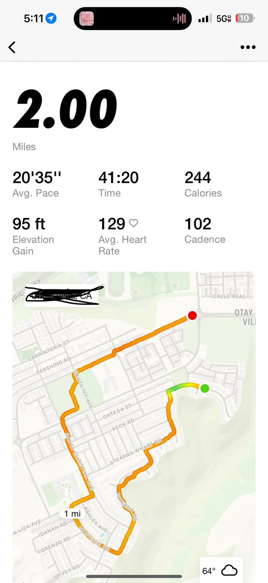 Morning run before class