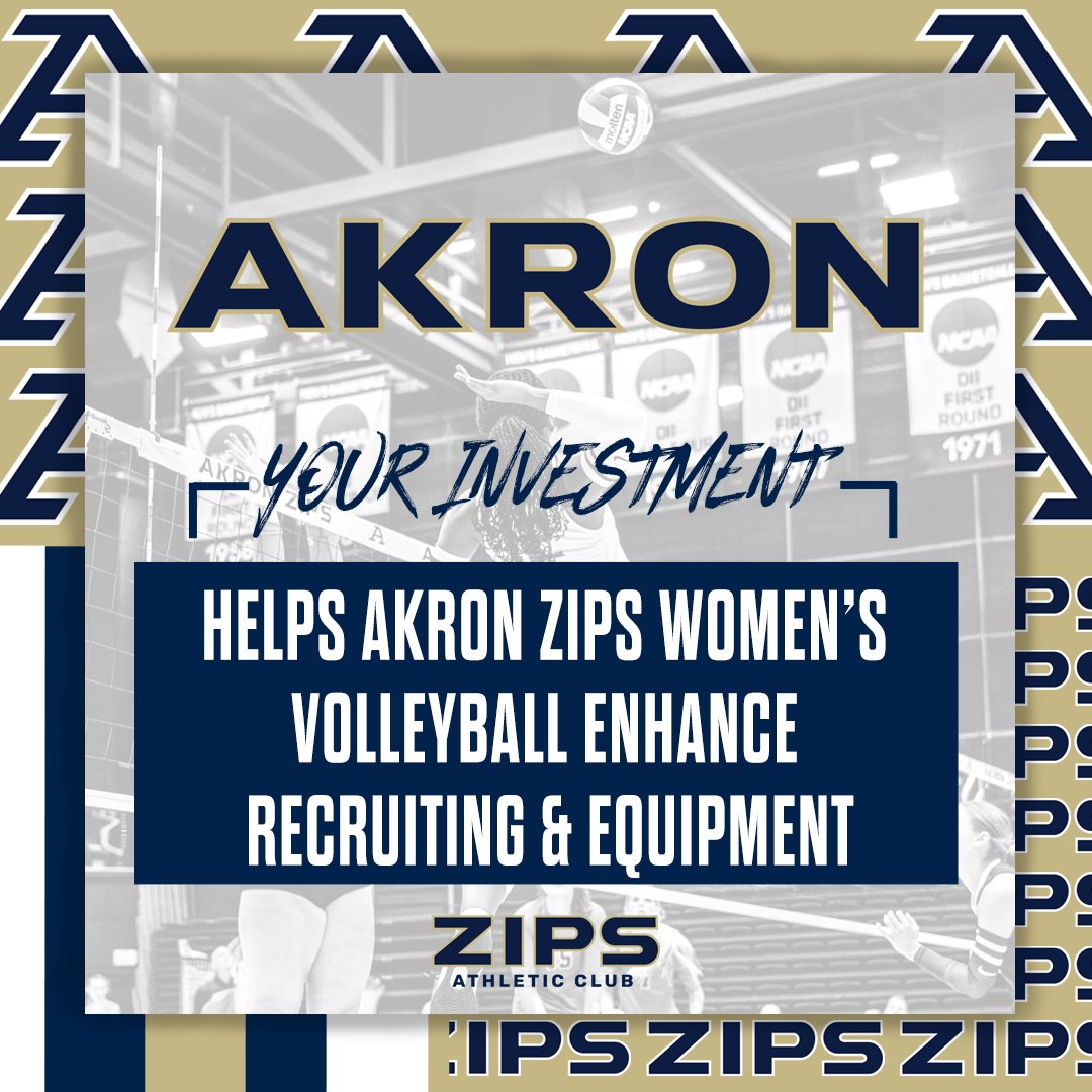 Zips Volleyball's greatest need is Enhance Recruiting and Equipment! Help us achieve our goal by making a gift! 🏐

Invest Now 👉 bit.ly/ZipsWVolleyball

 #GoZips l 🦘