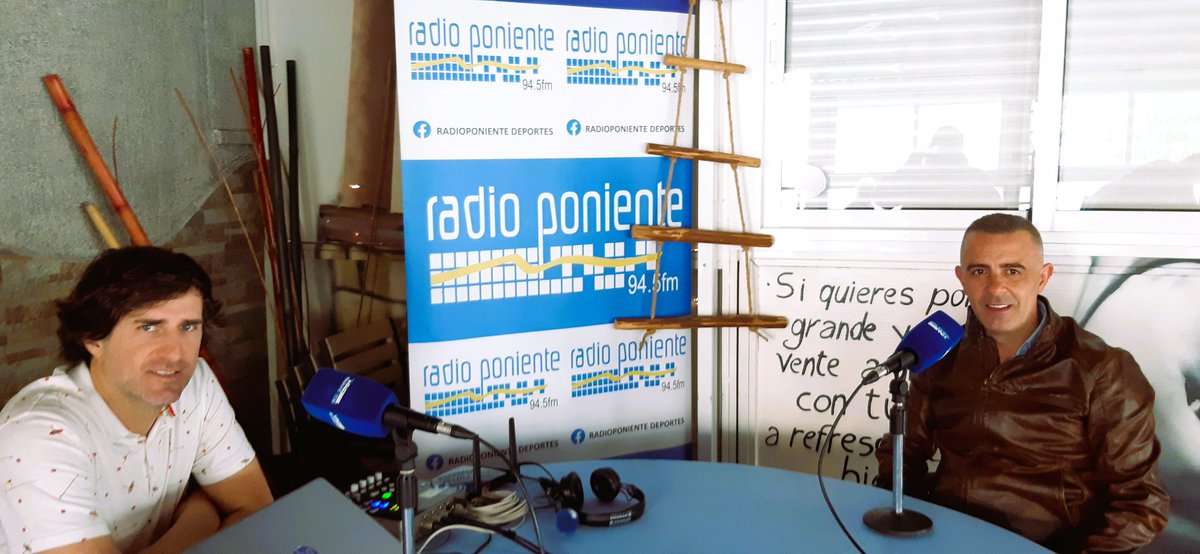 ๐พ๐ฝ๐ ๐พ๐๐ฃ๐ฉ๐๐ง๐ ๐๐ช๐ง (@cbmcanterasur) on Twitter photo ยกMuchas gracias por invitar al programa 'Poniente Deportivo' de <a href="/RadioPoniente/">RadioPoniente 94.5fm</a> en Bar Cantina Dofran ๐ฅ๐ฅ๐ฎโ๏ธ a Fran Gยช Salazar y Balaguer, presidente y jugador/nuevo director deportivo del <a href="/CBMCanteraSur/">๐พ๐ฝ๐ ๐พ๐๐ฃ๐ฉ๐๐ง๐ ๐๐ช๐ง</a> El Ejido de #PrimeraNac!
๐ป Escucha la tertulia en radioponiente.com/ftp/pdlunes.mp3 ยกMuchas gracias por invitar al programa 'Poniente Deportivo' de <a href="/RadioPoniente/">RadioPoniente 94.5fm</a> en Bar Cantina Dofran ๐ฅ๐ฅ๐ฎโ๏ธ a Fran Gยช Salazar y Balaguer, presidente y jugador/nuevo director deportivo del <a href="/CBMCanteraSur/">๐พ๐ฝ๐ ๐พ๐๐ฃ๐ฉ๐๐ง๐ ๐๐ช๐ง</a> El Ejido de #PrimeraNac!
๐ป Escucha la tertulia en radioponiente.com/ftp/pdlunes.mp3