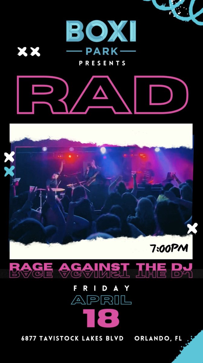 Friday :: 4.18.2025
Boxi Park - Lake Nona / Orlando, FL
Let’s give April a dope dose of RAD 🤙🏻