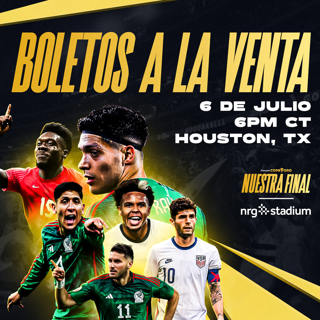 ¡Boletos a la venta! CONCACAF Copa Oro