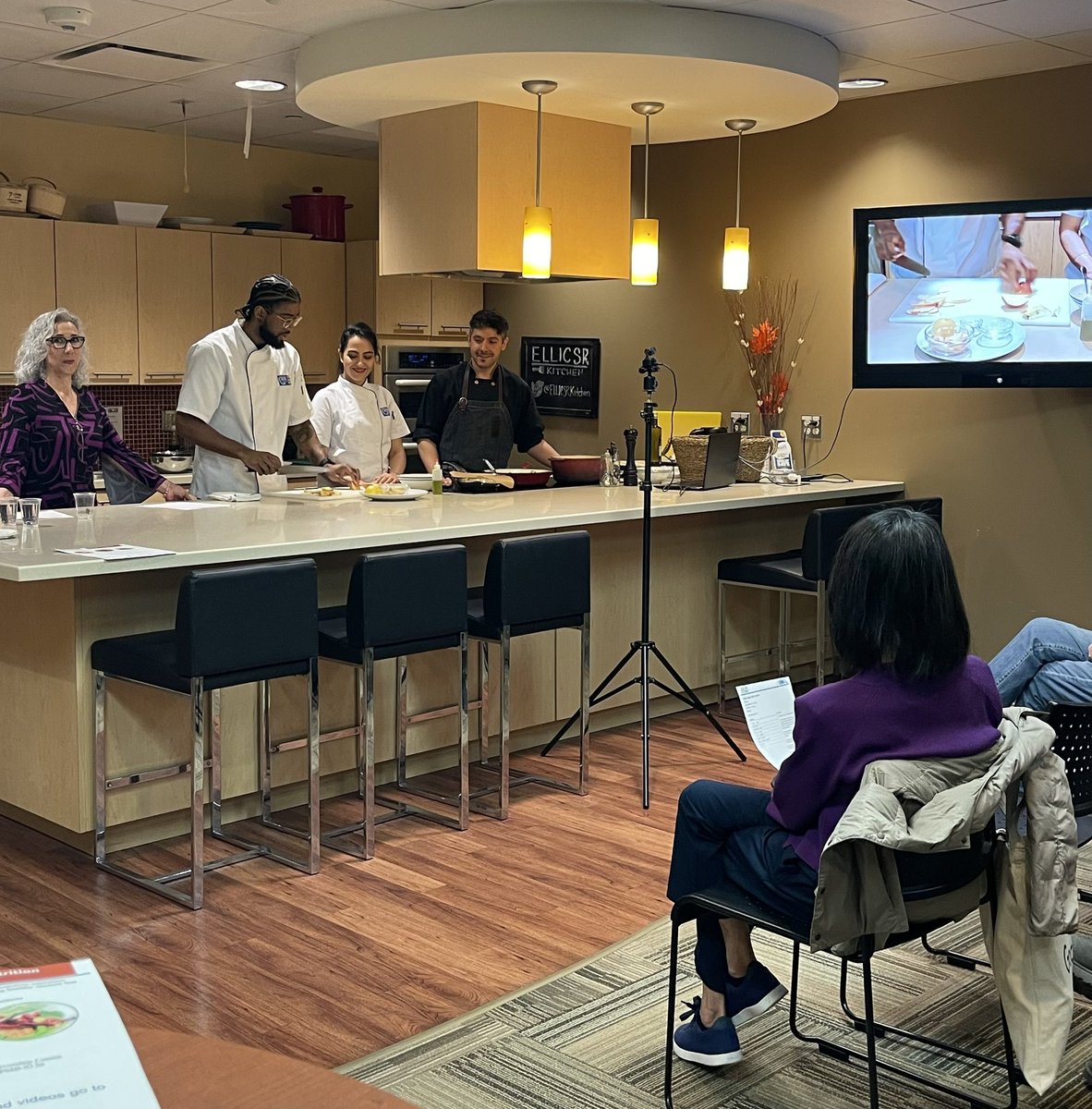 Jennifer M. Jones (@jjonestoronto) on Twitter photo What a great <a href="/ELLICSRKitchen/">ELLICSR Kitchen</a> class today with our amazing <a href="/GBCollege/">George Brown College</a> students Kobe and Shima. Recipes and videos will be up tomorrow on our ELLICSR kitchen website and YouTube page! <a href="/PMCancerRehab/">PMCancerRehab</a> What a great <a href="/ELLICSRKitchen/">ELLICSR Kitchen</a> class today with our amazing <a href="/GBCollege/">George Brown College</a> students Kobe and Shima. Recipes and videos will be up tomorrow on our ELLICSR kitchen website and YouTube page! <a href="/PMCancerRehab/">PMCancerRehab</a>