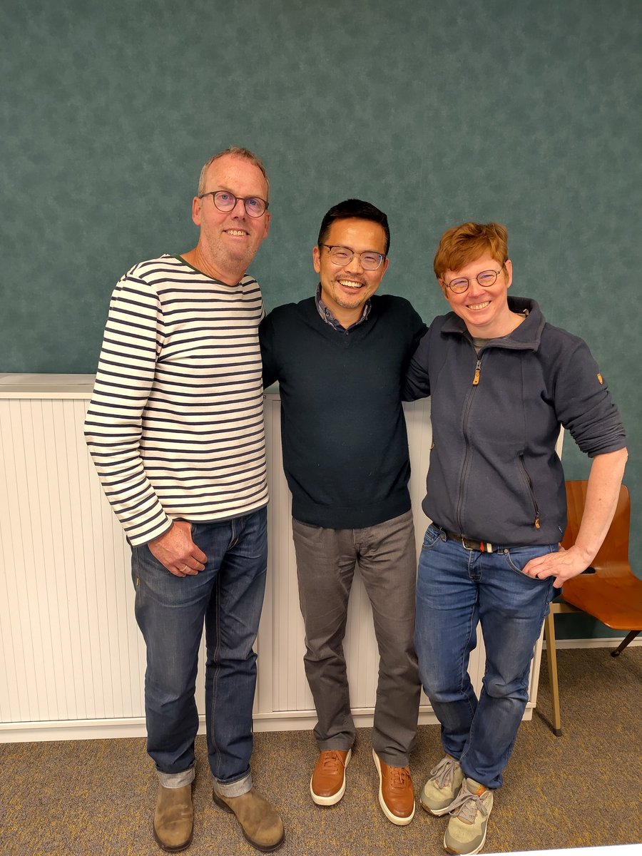 Work, laughs, and good company with <a href="/FengtasticXie/">Feng Xie</a> who visited the #EuroQol Office today.  Great to have you here! #EQmembersvisiting