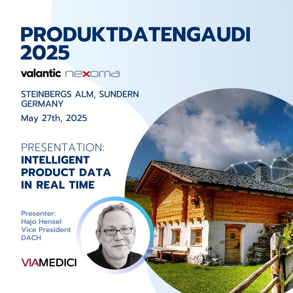 Viamedici (@viamedici_en) on Twitter photo Weโre heading to #Produktdatengaudi2025 at Steinbergs Alm, Sundern ๐ฉ๐ช on May 27! @HajoHensel from <a href="/Viamedici/">Via medici</a> presenting: "Intelligent Product Data in Real Time". Letโs connect โ hubs.la/Q03hWBqt0 ๐ฌ More info: hubs.la/Q03hWrdz0
#DataManagement #DigitalTransformation Weโre heading to #Produktdatengaudi2025 at Steinbergs Alm, Sundern ๐ฉ๐ช on May 27! @HajoHensel from <a href="/Viamedici/">Via medici</a> presenting: "Intelligent Product Data in Real Time". Letโs connect โ hubs.la/Q03hWBqt0 ๐ฌ More info: hubs.la/Q03hWrdz0
#DataManagement #DigitalTransformation