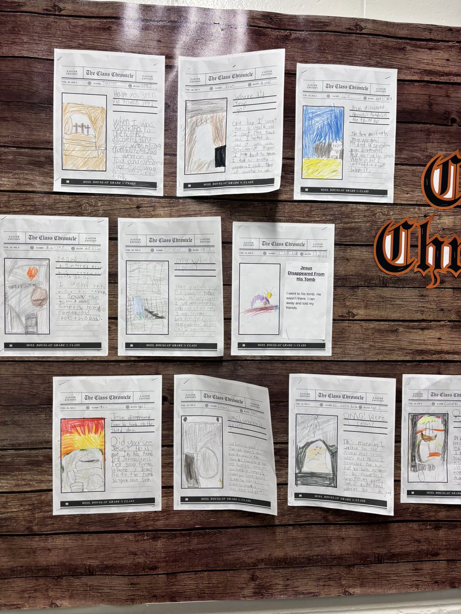 StCatherineOCSB's tweet photo. Lots of wonderful art work and writings in honor of Holy Week ❤️So proud of our Students thoughtful work #ocsbLent, #ocsbFaith,#ocsbRE,#holyweek2025 https://t.co/E9MC7n2nuC