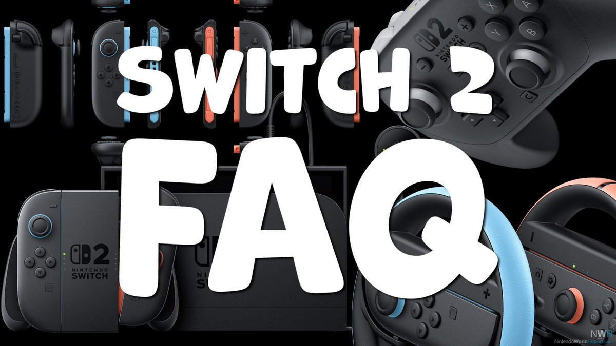 Check out our fully sourced FAQ on the Nintendo Switch 2. It covers all the topics and answers questions about what you need to know about the Nintendo Switch 2!
#NintendoSwitch2 

nintendoworldreport.com/feature/70775/…