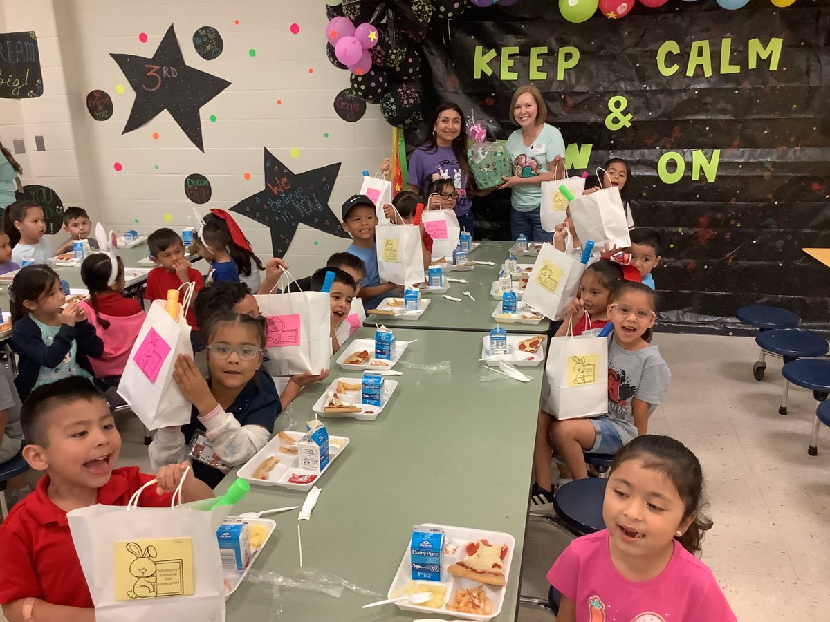 Mrs. Ortiz PreK (@mrsortizpk) on Twitter photo The Easter bunny sent Mrs. Larrasquitu with gifts for our (Ignite by Hatch) Kinder-ready friends! Pizza and prizes! Life doesn’t get any better! 😆#PKLife <a href="/LaurelesMustang/">LES Mustangs</a> The Easter bunny sent Mrs. Larrasquitu with gifts for our (Ignite by Hatch) Kinder-ready friends! Pizza and prizes! Life doesn’t get any better! 😆#PKLife <a href="/LaurelesMustang/">LES Mustangs</a>