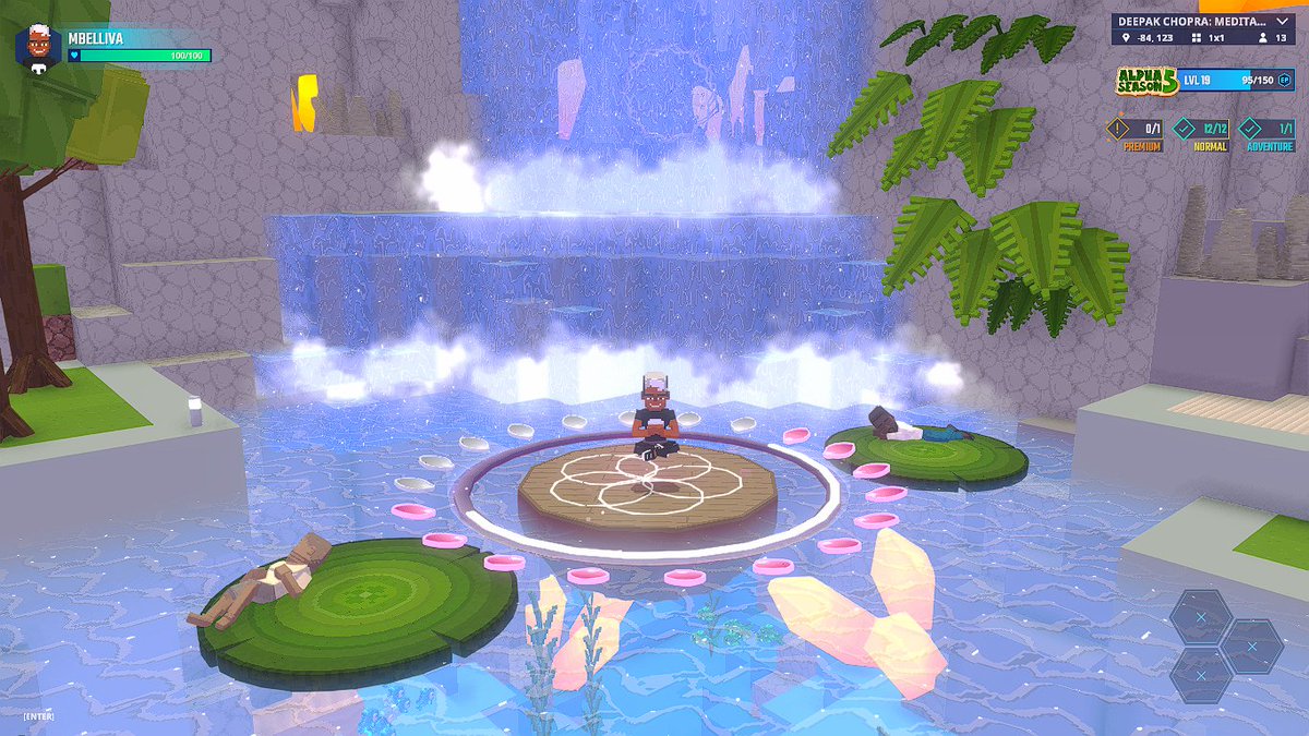 Free meditation classes in <a href="/TheSandboxGame/">The Sandbox</a> ✌ tsbga.me/TheSandbox #AlphaSeason5