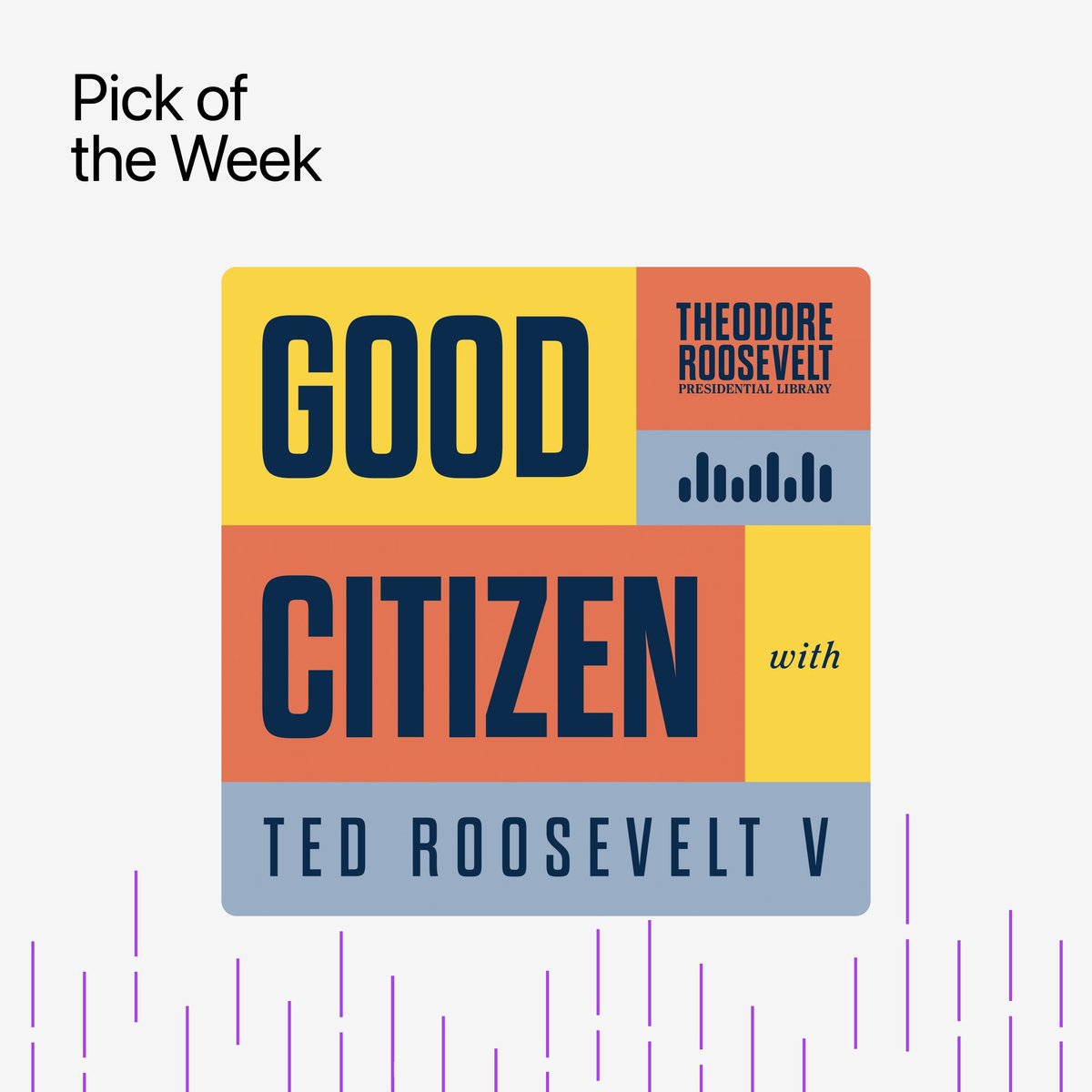 Apple Podcasts (@applepodcasts) on Twitter photo What does it mean to be a good citizen? <a href="/RooseveltTed/">Ted Roosevelt V</a> is on a mission to find out. 🎙️
Listen to our pick of the week, <a href="/TRPresLibrary/">Theodore Roosevelt Presidential Library</a>'s Good Citizen, to hear thought-provoking conversations with people who are taking action to protect the planet.
apple.co/GoodCitizenPod What does it mean to be a good citizen? <a href="/RooseveltTed/">Ted Roosevelt V</a> is on a mission to find out. 🎙️
Listen to our pick of the week, <a href="/TRPresLibrary/">Theodore Roosevelt Presidential Library</a>'s Good Citizen, to hear thought-provoking conversations with people who are taking action to protect the planet.
apple.co/GoodCitizenPod