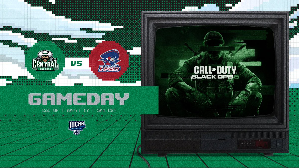 CCC Esports (@esportsccc) on Twitter photo A champion will be crowned today. Tune in as CCC CoD: Gunfight looks to fight their way through a 6 team bracket with a <a href="/NJCAAe/">NJCAA Esports</a> national title on the line. First match at 🕔 5:00pm CT 🕔 vs. Brookdale CC <a href="/BrookdaleEsport/">Brookdale Esports</a>
📺 Live at: twitch.tv/centralccespor… A champion will be crowned today. Tune in as CCC CoD: Gunfight looks to fight their way through a 6 team bracket with a <a href="/NJCAAe/">NJCAA Esports</a> national title on the line. First match at 🕔 5:00pm CT 🕔 vs. Brookdale CC <a href="/BrookdaleEsport/">Brookdale Esports</a>
📺 Live at: twitch.tv/centralccespor…