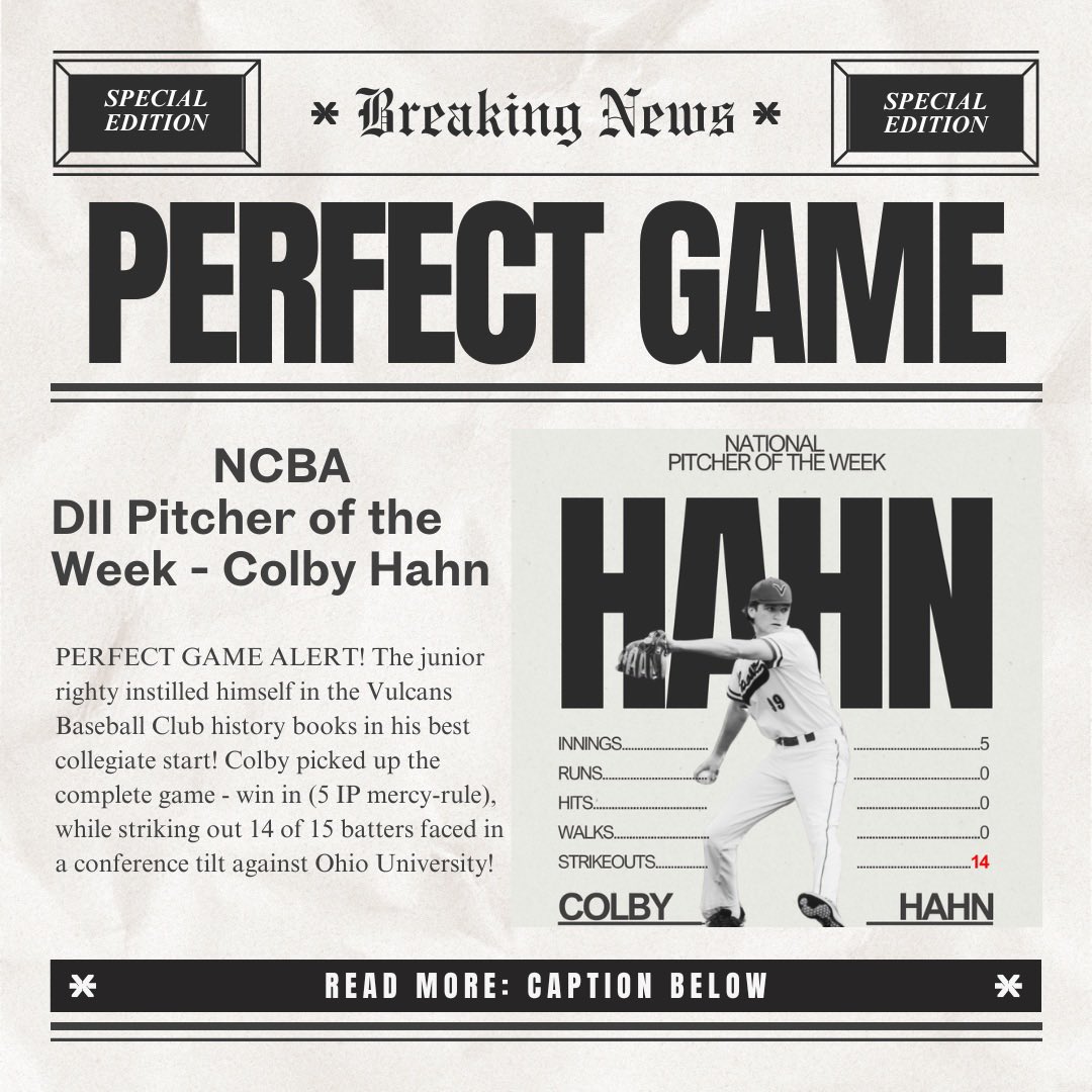 Vulcans Baseball 🔥⚾️🔨 tweet media