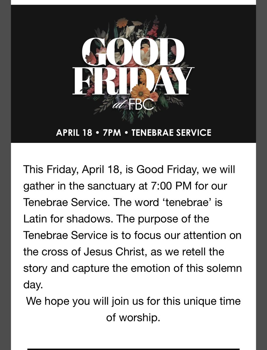 coj1963's tweet photo. Friday @FBCElDorado 
Join us!! #lovegodlovepeopleitsthatsimple https://t.co/aSBYke6azx