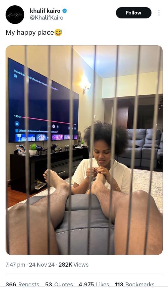 Kasambalive's tweet photo. Huyo gathee @KhalifKairo kidogo nilitaka aondokee hii  ya noma ya  kukaa behind  bars lakini kuona akibanja za ovyo juu ya Ndosi wa @DCI_Kenya nikajua ashakua Mahabusu Wamboi 🤔🤭.
#Kibri utarambwa 💯.
#WatulivuSacco 🌿 https://t.co/GYmIyfOwrS