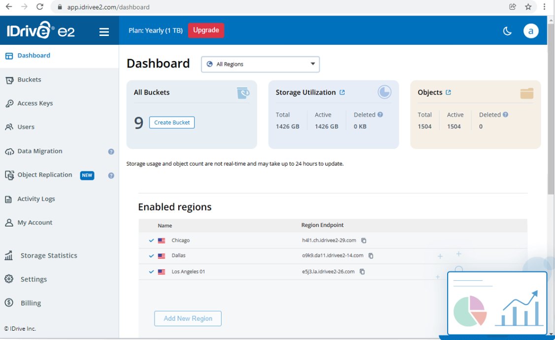 IDrive e2 - offering reliable and affordable object storage with S3 API compatibility idrive.com/object-storage…