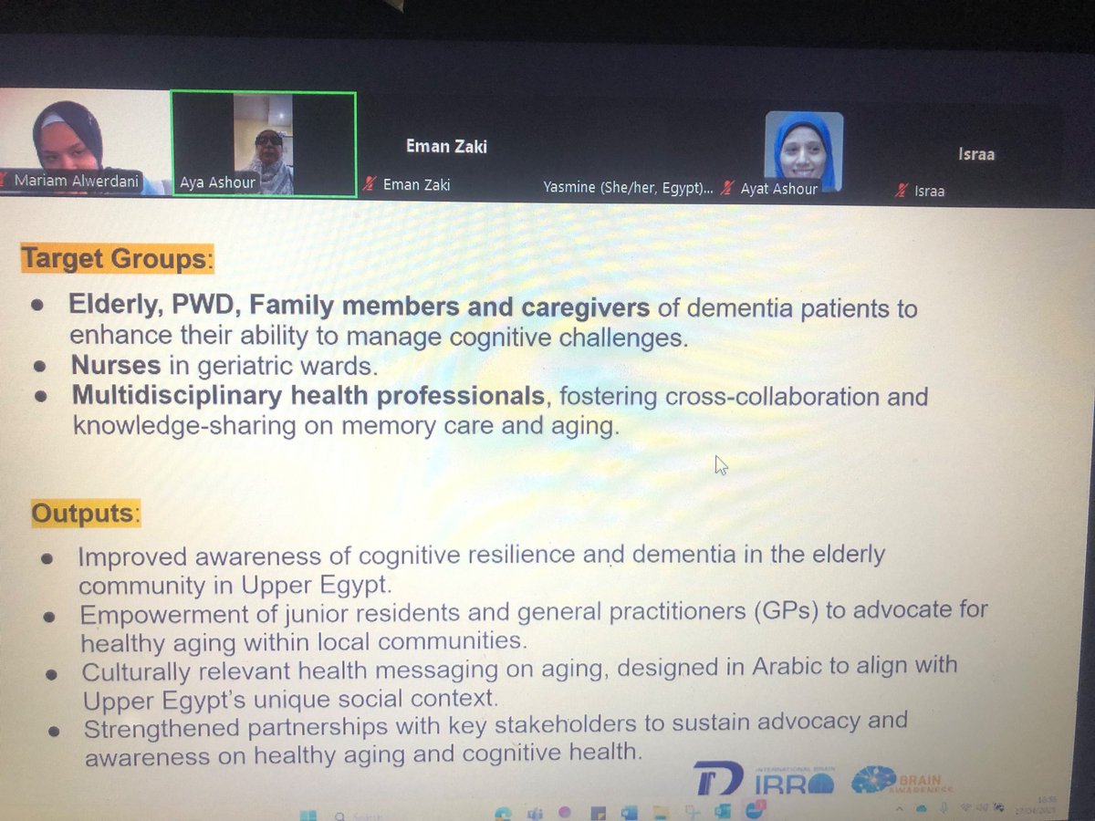 DementiaEgypt's tweet photo. Happening nowww🤩
Our orientation session.

#dementiaawareness 
#dsie https://t.co/rbz1pQCS9S