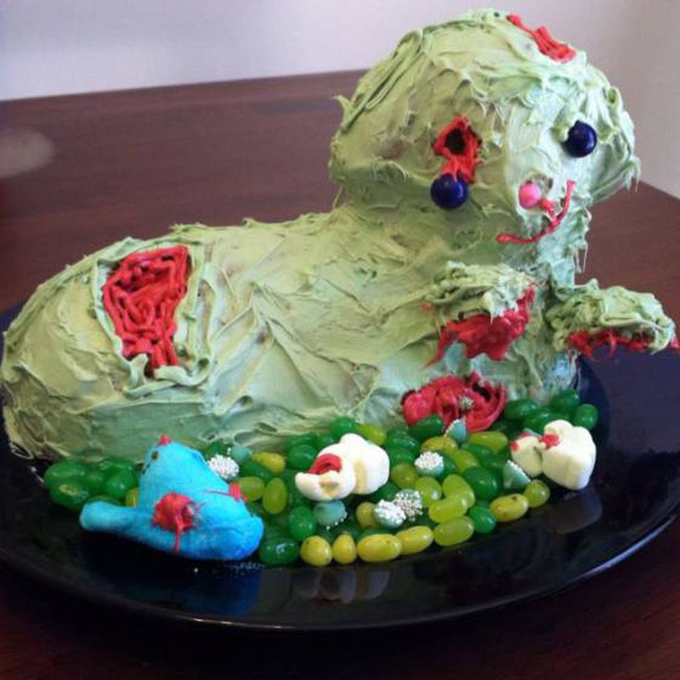 GhouliaChilds's tweet photo. #EasterWeen idea!
ZOMBIE EASTER LAMB Cake 🧟 🐰
(*Photo Credit Unknown)
#TwistedEaster
#GhastlyGastronomy https://t.co/LcP5FXbzJG