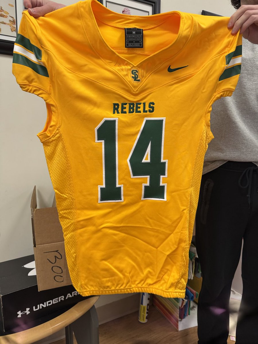 Rebel Football (@sls_football) on Twitter photo New Jerseys have arrived🔥
The Rebels will be rockin’ 3 colors (Green, White, & Yellow) in 2025
#RebelPride <a href="/SLS_Athletics/">Seton LaSalle Athletics</a> New Jerseys have arrived🔥
The Rebels will be rockin’ 3 colors (Green, White, & Yellow) in 2025
#RebelPride <a href="/SLS_Athletics/">Seton LaSalle Athletics</a>