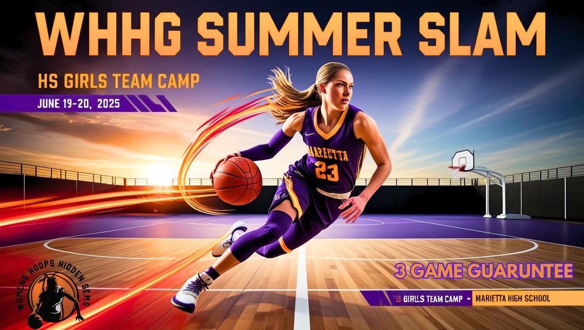 🔥 WHHG SUMMER SLAM IS HERE!🔥  

📍 **Marietta High School**  
📅 **June 19-20, 2025**  
✅ **3 Game Guarantee**  
🎯 Elite exposure + top-tier matchups  
👀 Scouting + media coverage by *@wbbgems
🏀 College Coaches
📢 DM for more details

Registration:
tinyurl.com/m93edwhr