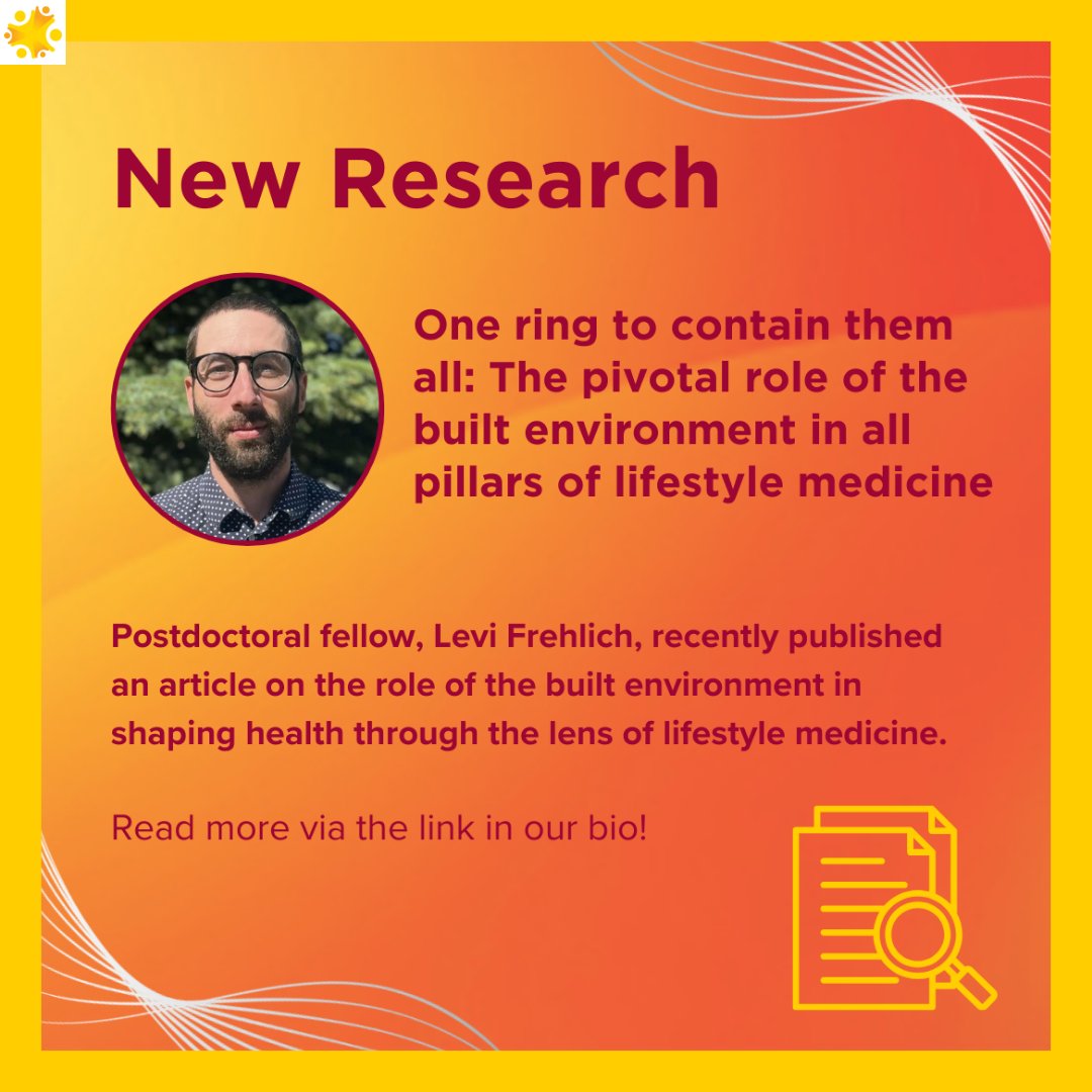 O'Brien Institute for Public Health (@obrien_iph) on Twitter photo Built environments have long impacted our morbidity & mortality. A recent article by postdoc Levi Frehlich explores how built environments shape our health through the lens of lifestyle medicine. Read the article: doi.org/10.1177/155982….
<a href="/LuxuryNF/">LuxuryN&F</a> <a href="/StanfordLifeMed/">Stanford Lifestyle Medicine</a> #PublicHealth Built environments have long impacted our morbidity & mortality. A recent article by postdoc Levi Frehlich explores how built environments shape our health through the lens of lifestyle medicine. Read the article: doi.org/10.1177/155982….
<a href="/LuxuryNF/">LuxuryN&F</a> <a href="/StanfordLifeMed/">Stanford Lifestyle Medicine</a> #PublicHealth