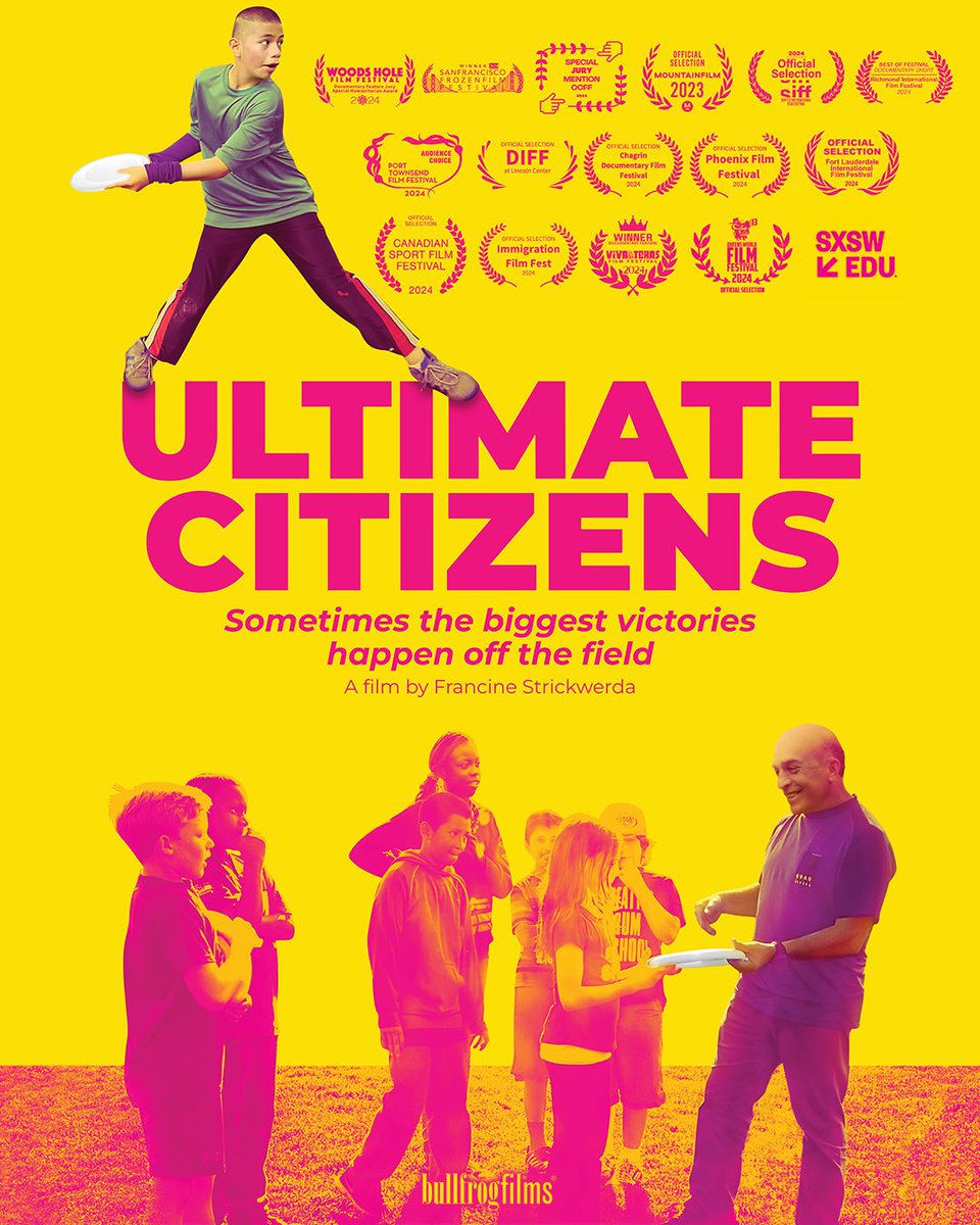 Bullfrog Films (@bullfrogfilms) on Twitter photo Fresh from <a href="/SXSWEDU/">SXSW EDU</a>, the award-winning film ULTIMATE CITIZENS is now available for educational use! bullfrogfilms.com/catalog/ultc.h… Follow #schoolcounselor Jamshid Khajavi as he mentors an #Ultimatefrisbee team composed of immigrant students from his Seattle school. #schoolcounseling Fresh from <a href="/SXSWEDU/">SXSW EDU</a>, the award-winning film ULTIMATE CITIZENS is now available for educational use! bullfrogfilms.com/catalog/ultc.h… Follow #schoolcounselor Jamshid Khajavi as he mentors an #Ultimatefrisbee team composed of immigrant students from his Seattle school. #schoolcounseling