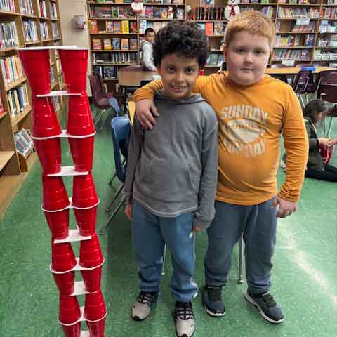 LUFSD_Libraries's tweet image. At Alleghany Library, students celebrated Dr. Seuss with tower challenges and musical chairs—reading a new book each round and building fun with every turn! #LUFSD #LindyPride @LindenhurstUFSD