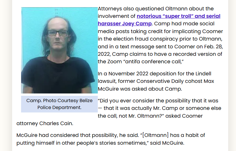 JovanHPulitzer's tweet photo. Coming soon! #CoomerAntifaCall READ CLOSELY and see what Max McGuire (joes old #ConservativeDaily co host said under oath!) https://t.co/YPkOucTi1G