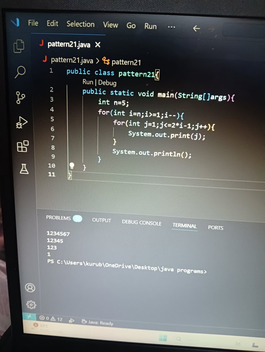 code_with_charu's tweet image. Daily coding questions๐๐๐ฒ๐๐
๐๐.Reverse ๐๐ง๐ ๐ฐ๐ข๐ญ๐ก ๐จ๐๐ ๐ง๐ฎ๐ฆ๐๐๐ซ๐ฌ
#day16#java#dailycoding #100dayscoding
#100dayschallenge #programming #codewithcharu
#consistency
๐๐. Reverse ๐๐ง๐ ๐ฐ๐ข๐ญ๐ก ๐จ๐๐ ๐ง๐ฎ๐ฆ๐๐๐ซ๐ฌ