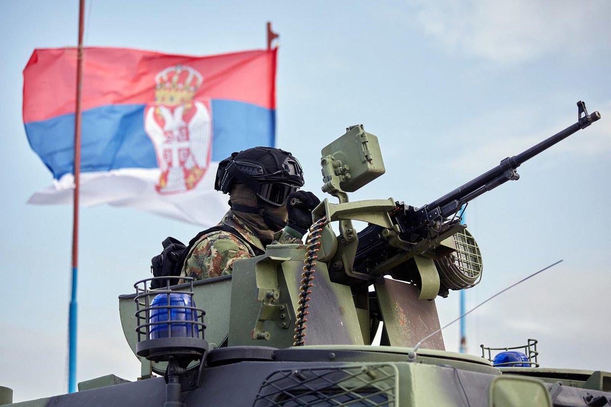 Serbia’s Ministry of Defense had a tactical exercise… if you read carefully the MoD statement, their focus was also on countering “mass gatherings”.

Interesting timing, given massive anti government protests in Serbia… another intimidation tactic.