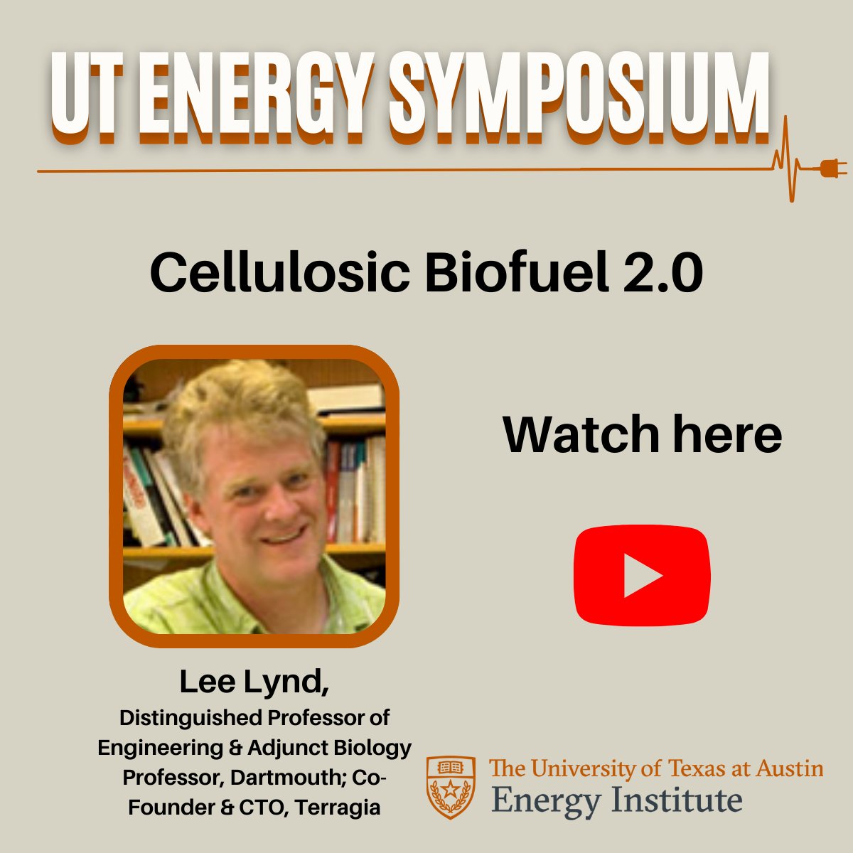 UT Energy Institute (@energyut) on Twitter photo Missed our talk with Prof. Lee Lynd on cellulosic biofuels? Catch key insights on how next-gen biofuels, smart land use, and breakthrough tech like consolidated bioprocessing could revive sustainable transport and support the energy transition.
youtube.com/watch?v=ablCJK… Missed our talk with Prof. Lee Lynd on cellulosic biofuels? Catch key insights on how next-gen biofuels, smart land use, and breakthrough tech like consolidated bioprocessing could revive sustainable transport and support the energy transition.
youtube.com/watch?v=ablCJK…