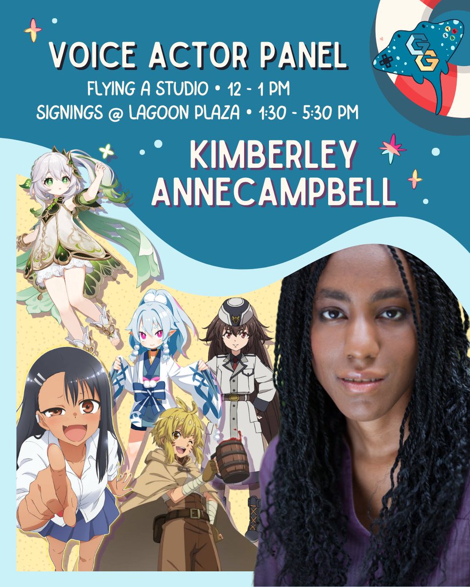 Gaucho Gaming (@gauchogaming) on Twitter photo “Everyone hold hands.” 🌱
MARK YOUR CALENDARS BECAUSE <a href="/kixee/">kimberley anne campbell</a> is coming to Gaucho Gaming Con on Saturday, May 3rd! 🎮
Keep an 👁️ out for other voice actors and talent reveals this week! RSVP via EventBrite REQUIRED TO ATTEND, linked in our bio! 🔗 “Everyone hold hands.” 🌱
MARK YOUR CALENDARS BECAUSE <a href="/kixee/">kimberley anne campbell</a> is coming to Gaucho Gaming Con on Saturday, May 3rd! 🎮
Keep an 👁️ out for other voice actors and talent reveals this week! RSVP via EventBrite REQUIRED TO ATTEND, linked in our bio! 🔗
