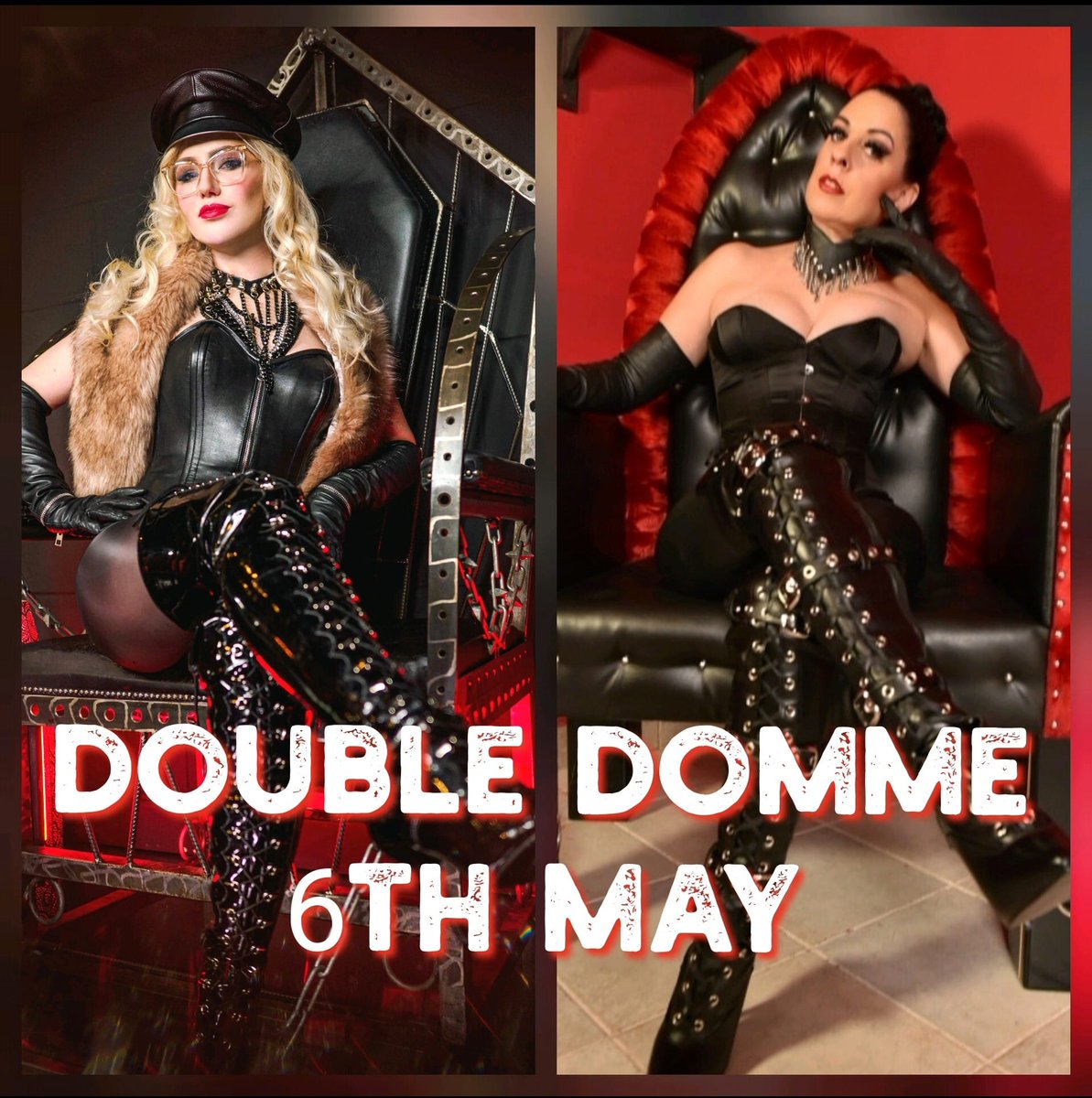 LADY BELLATRIX 🇫🇷 PARIS DOMINATRIX (@_ladybellatrix_) on Twitter photo Calling all London slaves! I'll be joining forces with <a href="/Miss_Wildfire/">Alexandra Wildfire</a> for double Domme sessions with on May 6th.
APPLY: ladybellatrix.com/contact Calling all London slaves! I'll be joining forces with <a href="/Miss_Wildfire/">Alexandra Wildfire</a> for double Domme sessions with on May 6th.
APPLY: ladybellatrix.com/contact