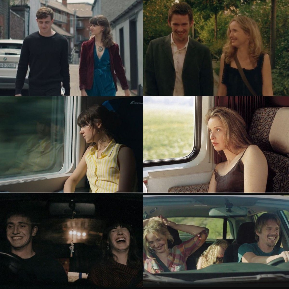 normal people x before trilogy parallels