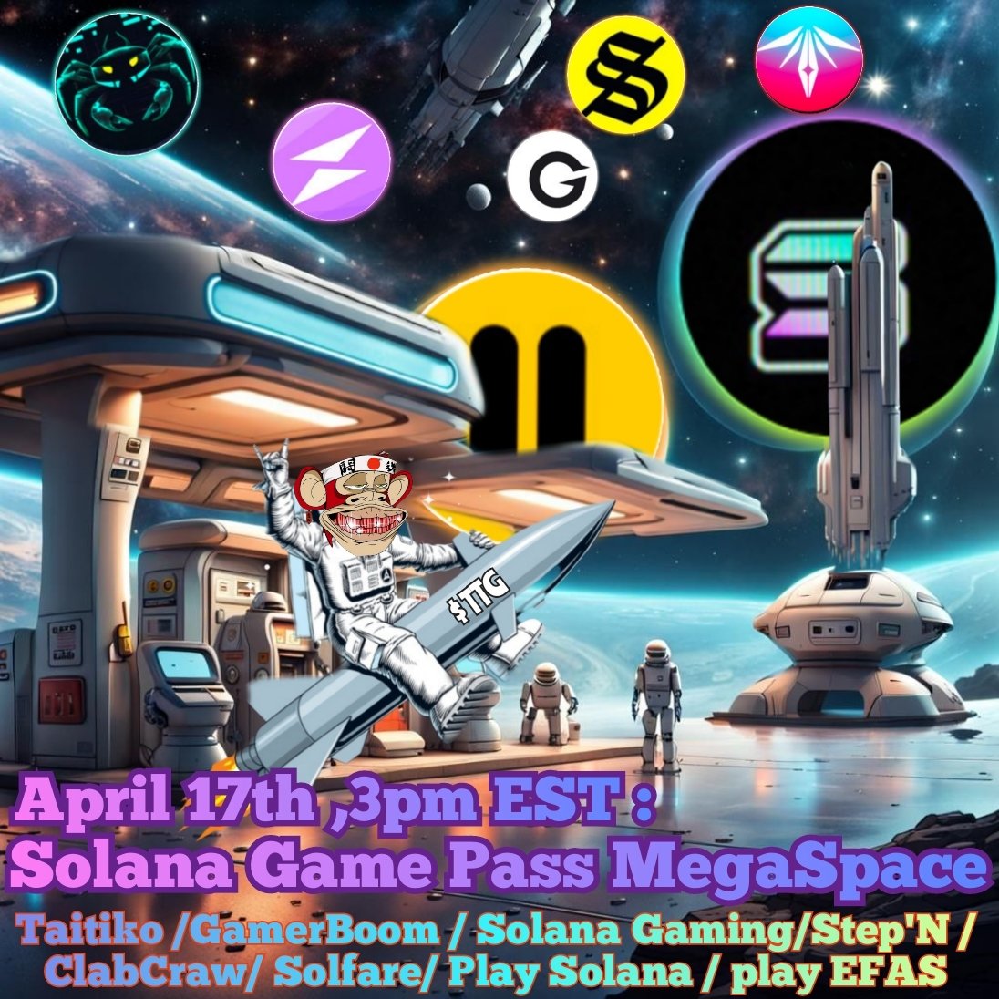 RedFurGang's tweet photo. ......🚨🚨Gamer alert 🚨🚨 
🕹️🎮📱🕹️🎮📱🕹️🎮📱🕹️🎮📱
Dont miss this Space !!!!
Do like me and jump on your space rocket to be there 
With some project like @solanagaming @TaitikoOfficial @solflare_wallet @playsolana @PlayEFAS @Stepnofficial @clabcraw @Gamerboom_ 
 you cant fade It ! 
Set your reminder ! 
Give them a follow ! 
See you there !

Ugot2doit 
✌️👹✌️