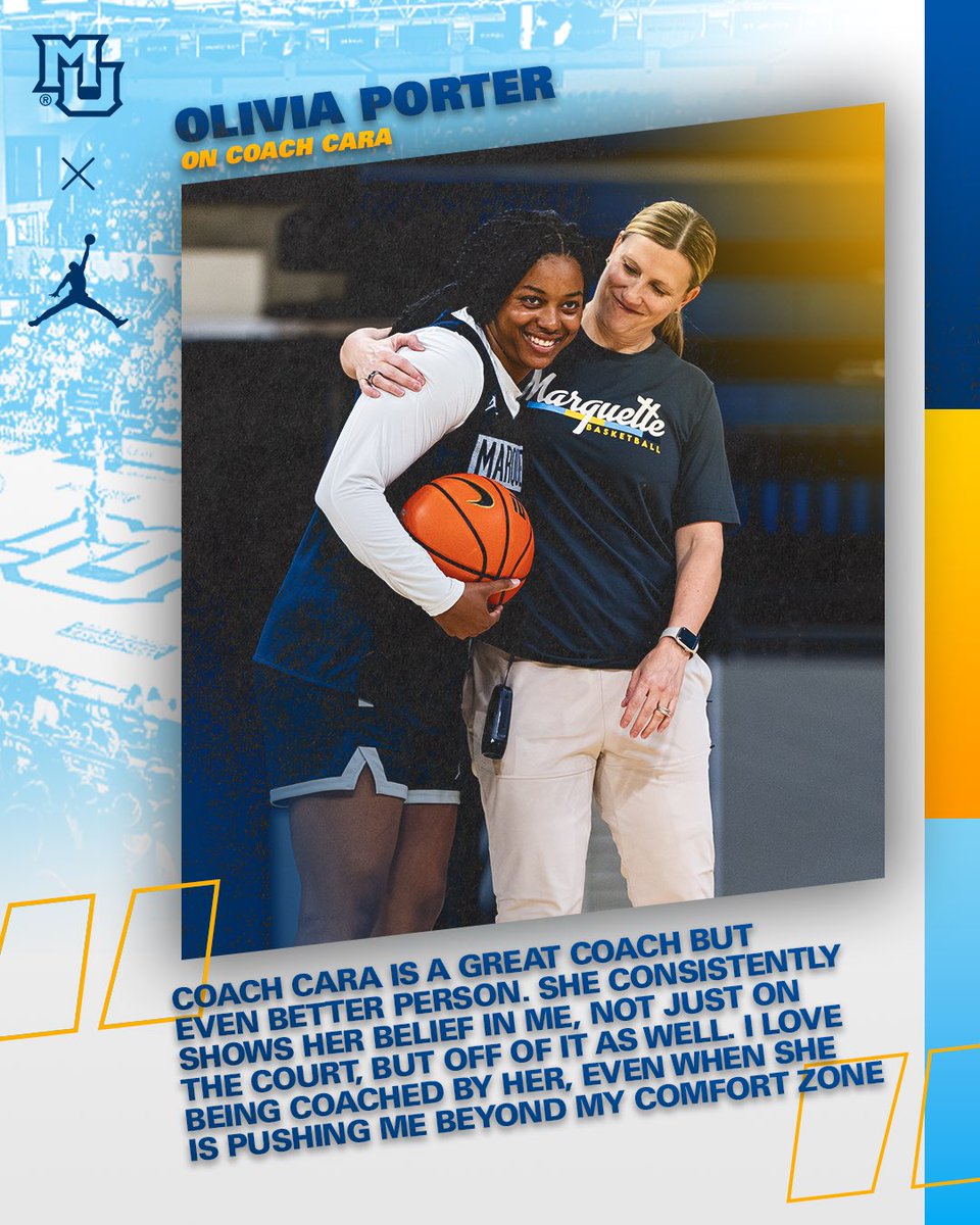 Nothing but high praise and gratitude from our players🙏
#WeAreMarquette | #playwithHEART