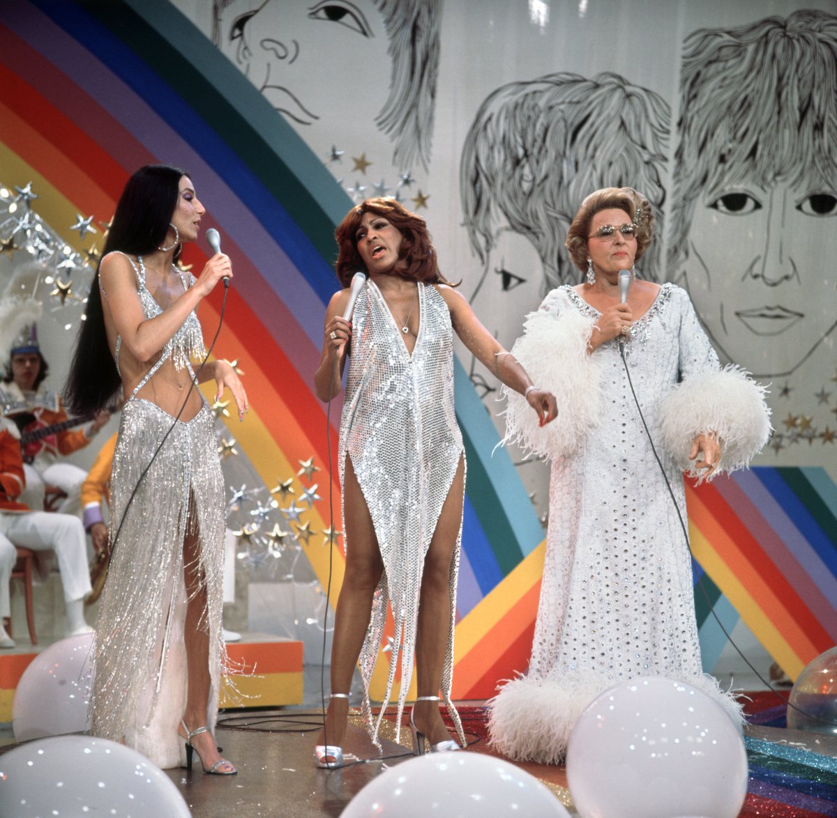 On this day in 1975, <a href="/cher/">Cher</a>, Tina Turner and Kate Smith performed a Beatles medley on The Cher Show.

What is your favorite part of the iconic performance?

Photo courtesy of Getty Images.