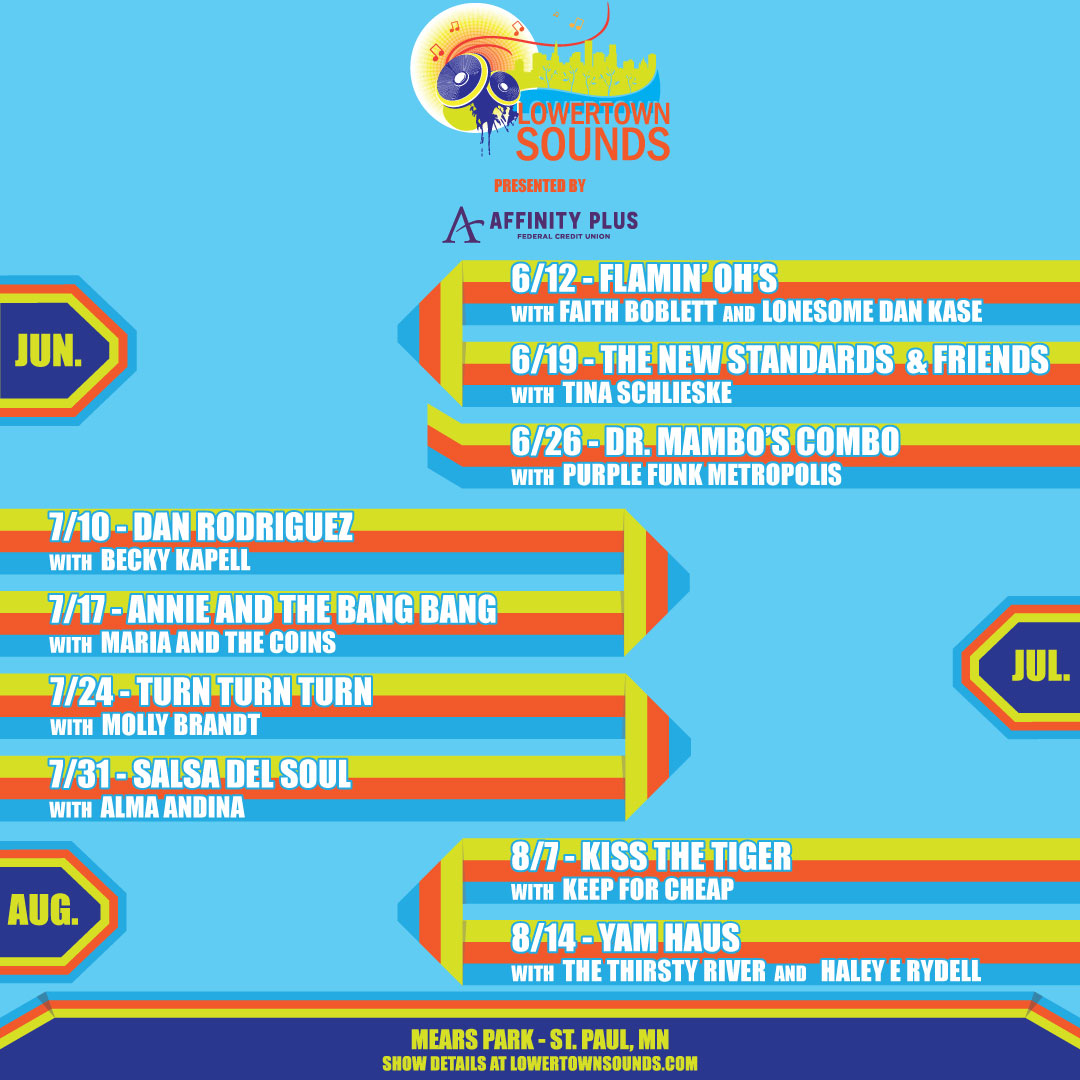 Lowertown Sounds (@lowertownsounds) on Twitter photo 🔊 LOWERTOWN SOUNDS 2025 LINEUP IS HERE! 🔊
Thank you to our brand new presenting sponsor <a href="/Affinity_Plus/">Affinity Plus</a> for helping us get back to the stage and to all our sponsors for making this a sustainable series.
Get ready for another summer of live, local music in Mears Park! 🎶 🎉 🔊 LOWERTOWN SOUNDS 2025 LINEUP IS HERE! 🔊
Thank you to our brand new presenting sponsor <a href="/Affinity_Plus/">Affinity Plus</a> for helping us get back to the stage and to all our sponsors for making this a sustainable series.
Get ready for another summer of live, local music in Mears Park! 🎶 🎉