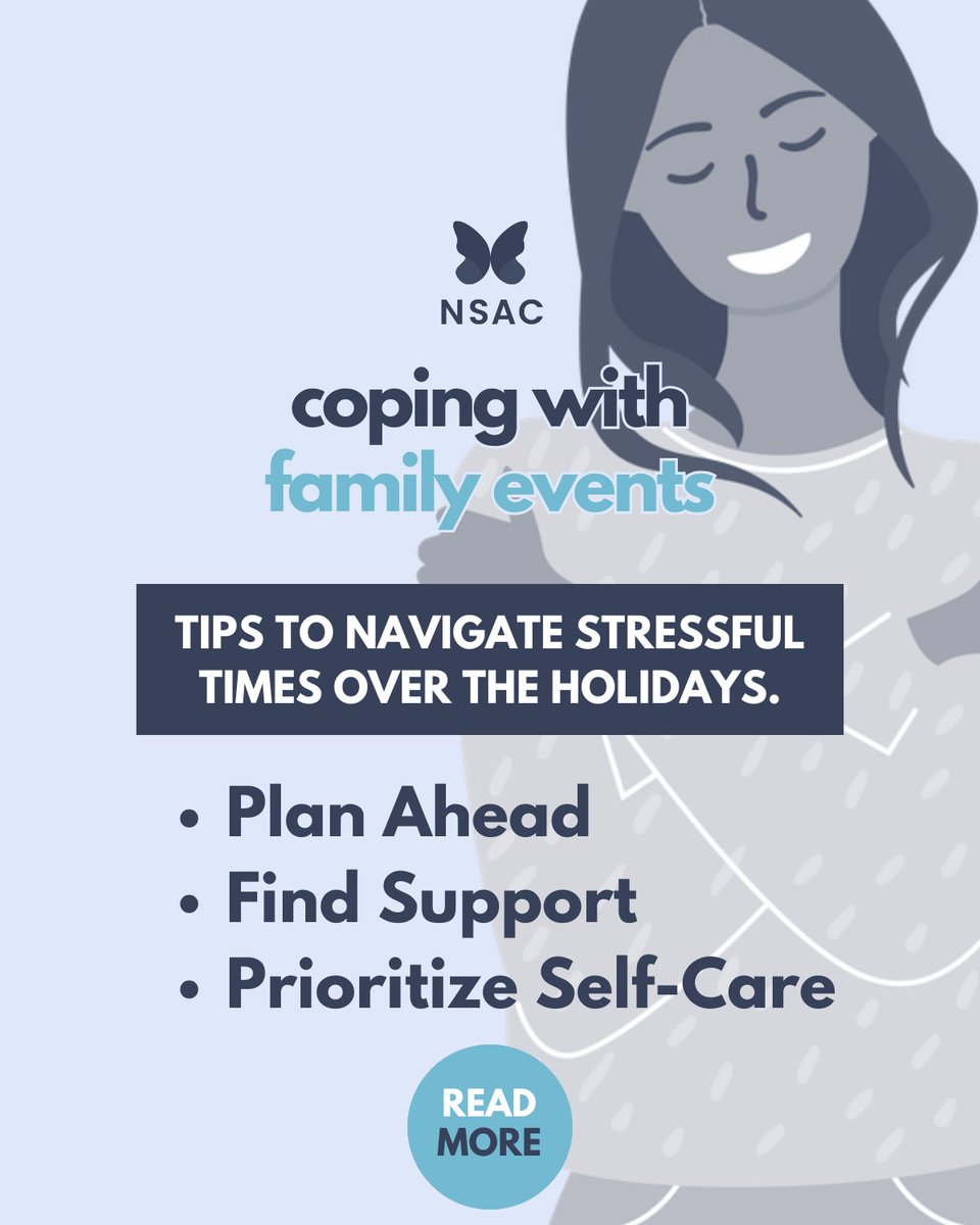 NIAGARA_SAC's tweet photo. Feeling anxious about family gatherings? You're not alone.
✔️ Plan ahead
✔️ Set boundaries
✔️ Ground yourself
Small steps = big difference. 💙
Need support?
https://t.co/bRyWqtQO6t
Crisis Line: 905-682-4584
💙
#GroundingTools #HolidayStress #Support https://t.co/XSZi0SqnUe