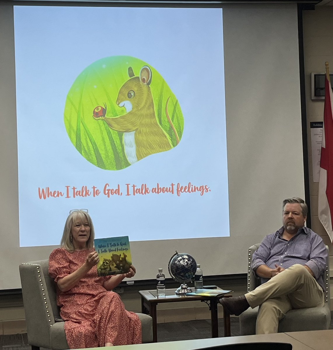 John Roland (@jaroland74) on Twitter photo I thoroughly enjoyed hosting my friend, <a href="/Bradley_Collins/">Bradley T. Collins</a> today at <a href="/SamfordU/">Samford University</a>. He shared about his latest book,
“When I Talk to God, I Talk About Feelings” with students, faculty and <a href="/SamfordEd/">Samford Orlean Beeson School of Education</a> Dean McEwan. He is making such a wonderful impact at Samford!! a.co/d/5ifEisl I thoroughly enjoyed hosting my friend, <a href="/Bradley_Collins/">Bradley T. Collins</a> today at <a href="/SamfordU/">Samford University</a>. He shared about his latest book,
“When I Talk to God, I Talk About Feelings” with students, faculty and <a href="/SamfordEd/">Samford Orlean Beeson School of Education</a> Dean McEwan. He is making such a wonderful impact at Samford!! a.co/d/5ifEisl