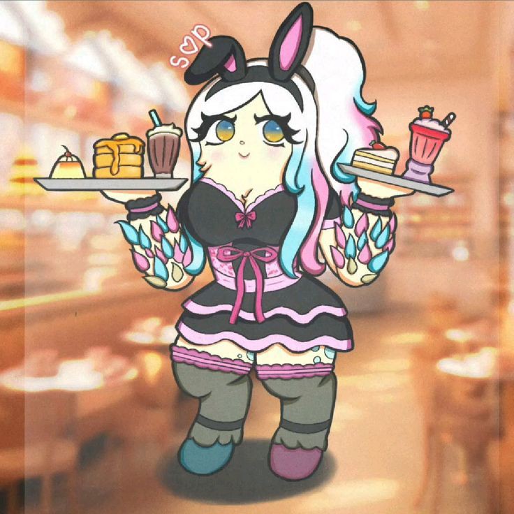 literallyparly's tweet photo. WAITRESS PARLSONA FANART!! 🥳💗 I love her so much she's literally me #parlsona #msm #msmfanart #mysingingmonsters #fanart #mysingingmonstersfanart https://t.co/Vv2NcfKfA6