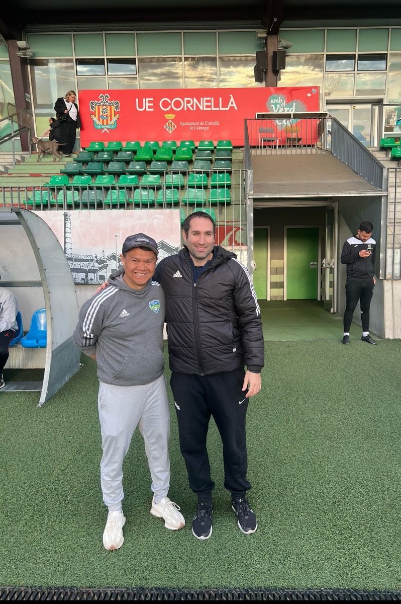 At UE Cornella in Barcelona