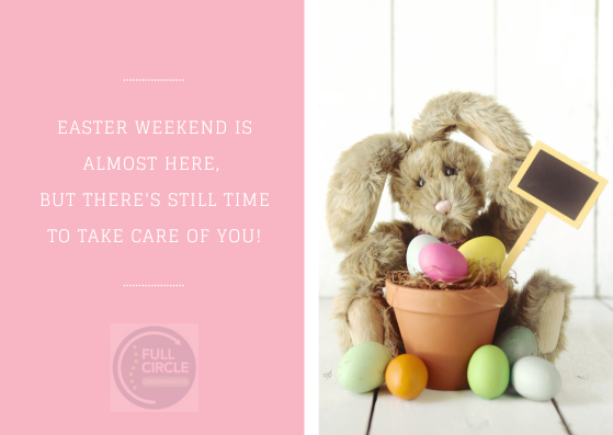 FullCircleWC's tweet photo. 🌸 Hop on In Before the Holiday! 🐰

We have a few appointment times available today and tomorrow at Full Circle Chiropractic. Perfect if you're looking to feel your best before the holiday hustle! 💆‍♂️💆‍♀️

Give us a call or send us a message to snag a spot!
📞 515-226-2155 https://t.co/LFDayR2IMM