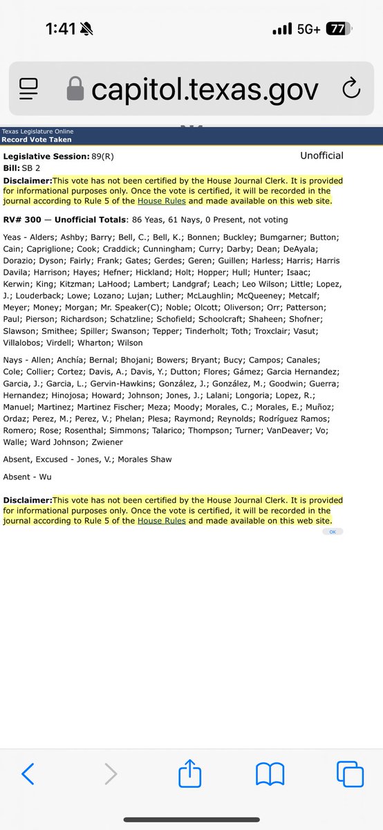 NEW: Final passage by the Texas House for the school choice bill that will give students taxpayer money to attend private school. The legislation goes back to the Senate, where lawmakers will consider the changes the House made to SB 2.  <a href="/CBSNewsTexas/">CBS News Texas</a>