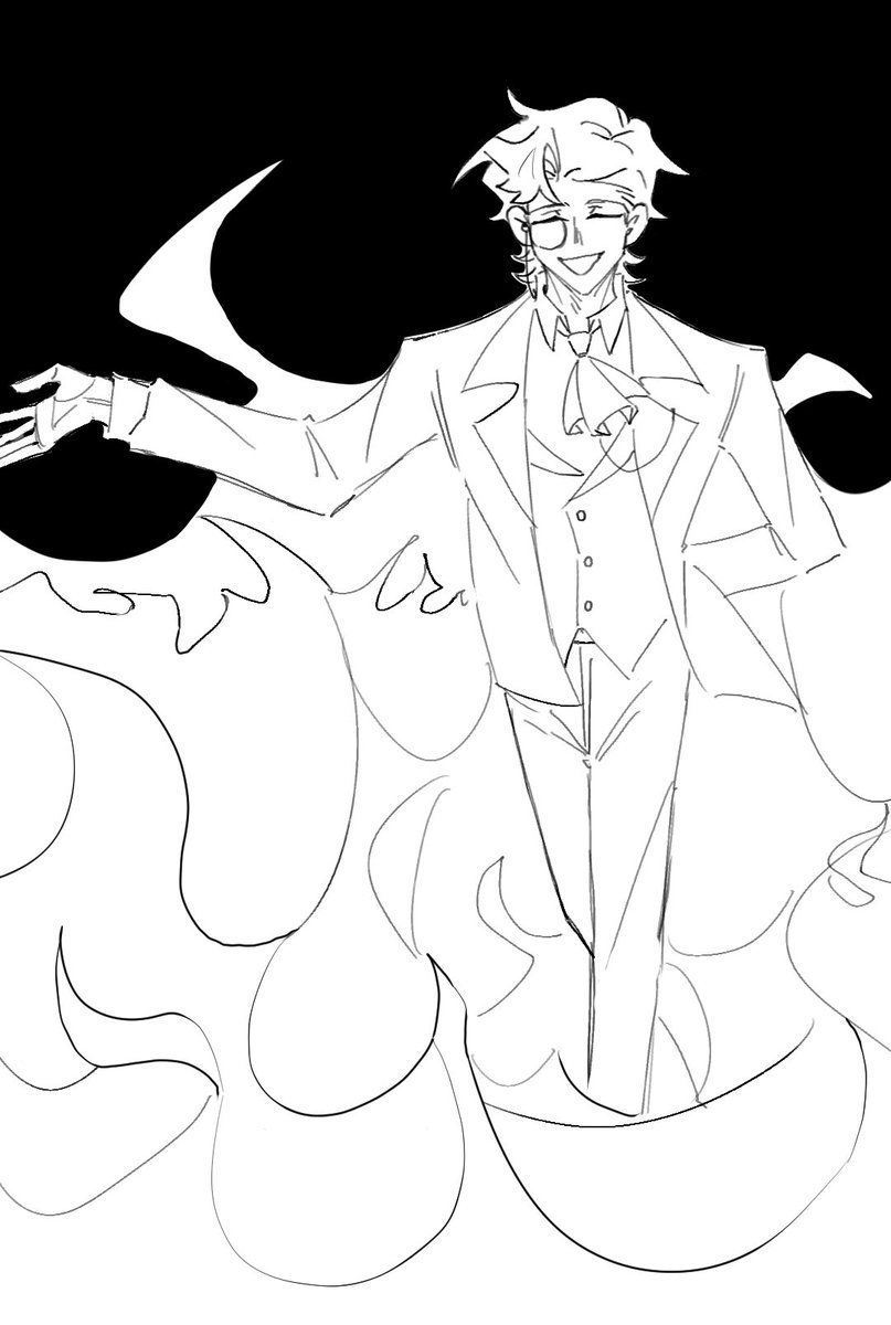 Forstree0635's tweet image. Unfortunately, your evil plan still failed, and now you and your accomplice meet again in the fire of hell as you wished, but what does it matter? You can still ask him to dance, and you know he'll never say no
#orphrick
#オルフレ