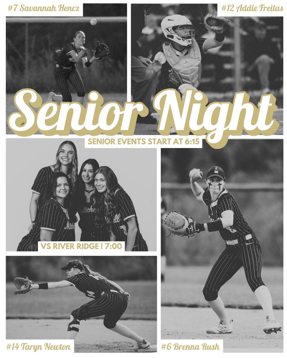 SENIOR NIGHT!! COME OUT AND SUPPORT OUR SENIORS!!! 
 #gomustangs 🖤💛