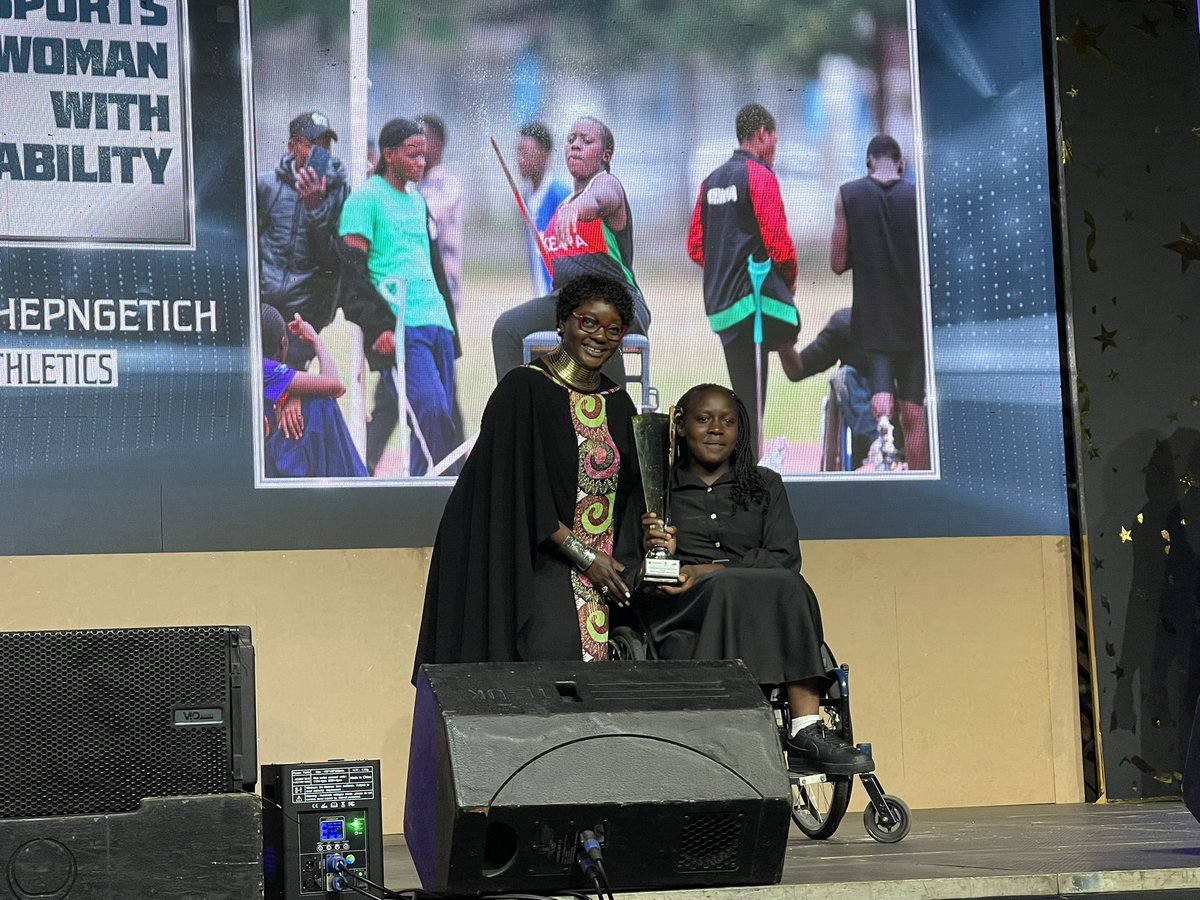 Sportswoman with Disability 2024 SOYA is;  Michelle Chepngetich 

#SoyaAt21 #SoyaAwards #celebratingsportsexcellence