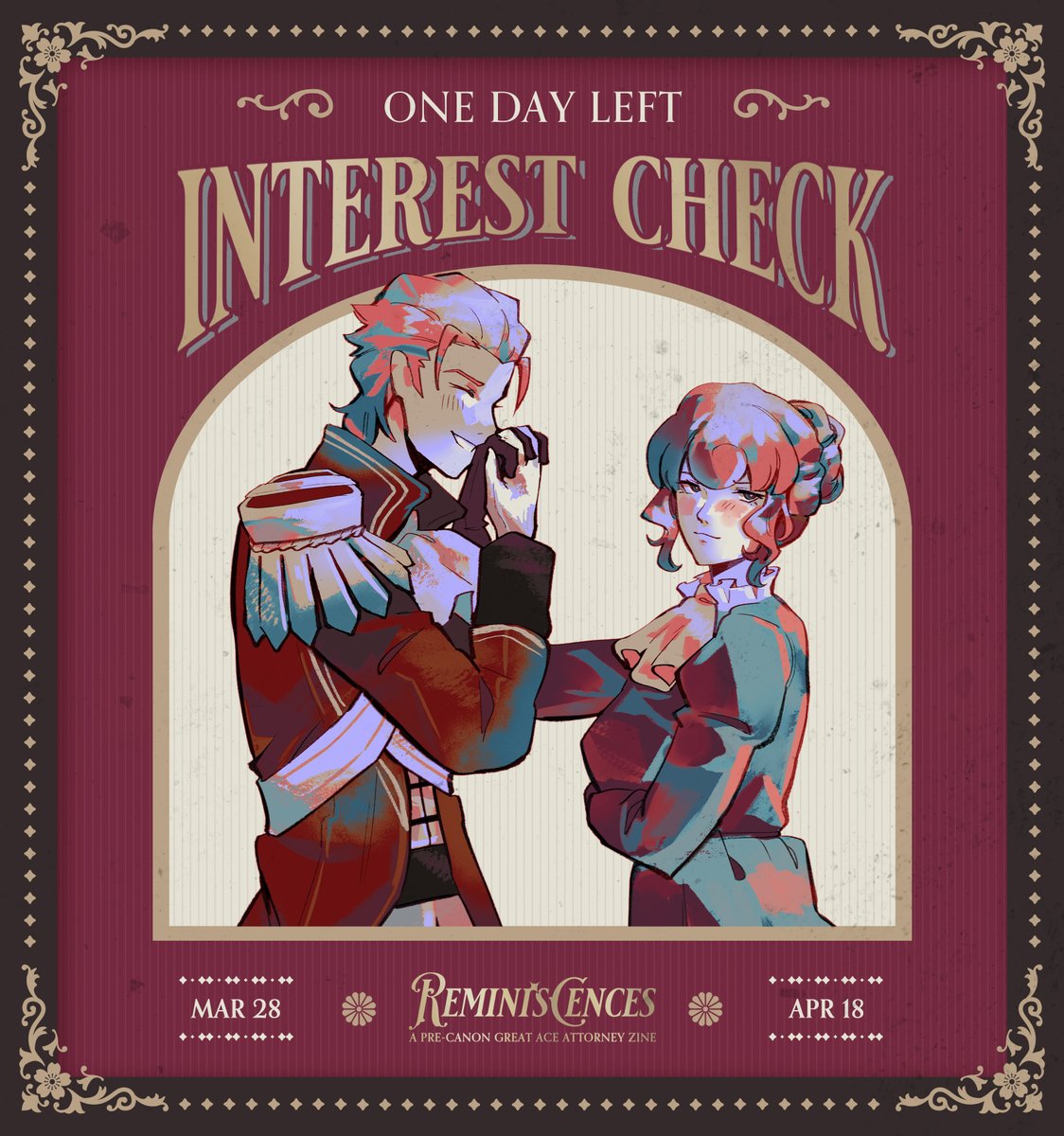 ⚔️ ONE DAY LEFT ⚔️

There is only one day left of our interest check! Please make sure to have your responses in by the time the form closes tomorrow at 11:59PM EST!

LINK 🔗 forms.gle/Fw6UWxzKHkKoGT…