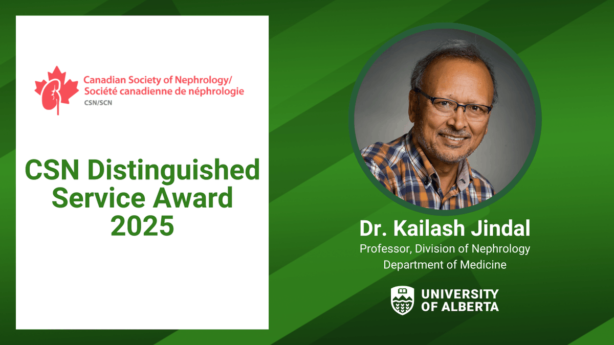 UAlberta Medicine (@ualberta_dom) on Twitter photo Congratulations to DoM's Dr. Kailash Jindal on receiving the CSN Distinguished Service Award 2025! ualberta.ca/en/department-… <a href="/CSNSCN/">CSN</a> <a href="/UAlberta_FoMD/">UAlberta Med & Dent</a> <a href="/NK_UADoM/">Narmin Kassam</a> <a href="/UAlbertaNeph/">UAlberta Nephrology</a> Congratulations to DoM's Dr. Kailash Jindal on receiving the CSN Distinguished Service Award 2025! ualberta.ca/en/department-… <a href="/CSNSCN/">CSN</a> <a href="/UAlberta_FoMD/">UAlberta Med & Dent</a> <a href="/NK_UADoM/">Narmin Kassam</a> <a href="/UAlbertaNeph/">UAlberta Nephrology</a>