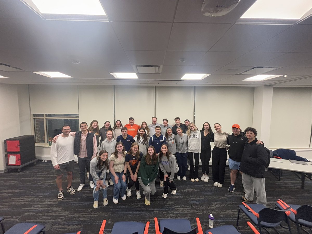 BucknellSaac's tweet photo. Thanks to all the future leaders who joined us at Open SAAC! Grateful for our SAAC reps and all the work they put in to make SAAC great!🤗 https://t.co/fUroB5rzO2